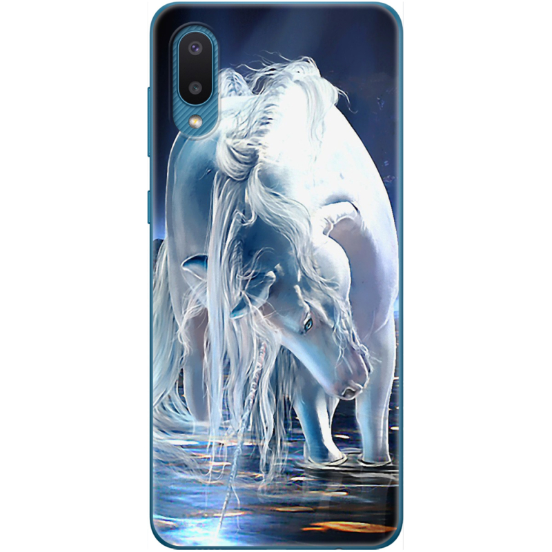 Чехол BoxFace Samsung A022 Galaxy A02 White Horse