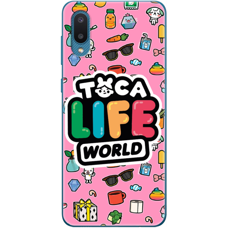 Чехол BoxFace Samsung A022 Galaxy A02 Toca Boca Life World