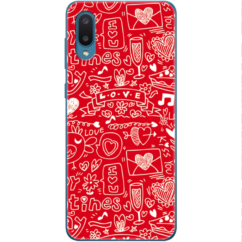 Чехол BoxFace Samsung A022 Galaxy A02 Happy Valentines