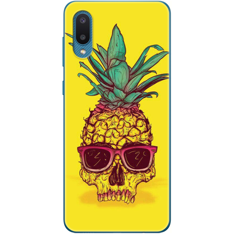 Чехол BoxFace Samsung A022 Galaxy A02 Pineapple Skull