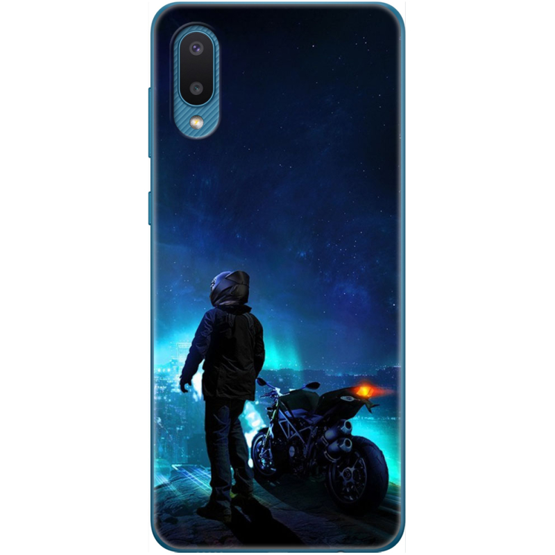 Чехол BoxFace Samsung A022 Galaxy A02 Motorcyclist