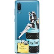 Прозрачный чехол BoxFace Samsung A022 Galaxy A02 City Girl