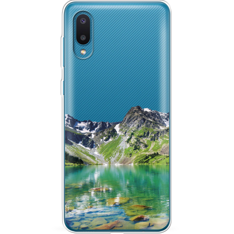 Прозрачный чехол BoxFace Samsung A022 Galaxy A02 Green Mountain