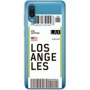 Прозрачный чехол BoxFace Samsung A022 Galaxy A02 Ticket Los Angeles