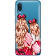 Прозрачный чехол BoxFace Samsung A022 Galaxy A02 Mouse Girls