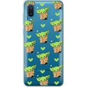 Прозрачный чехол BoxFace Samsung A022 Galaxy A02 Pattern Baby Yoda