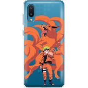 Прозрачный чехол BoxFace Samsung A022 Galaxy A02 Naruto and Kurama