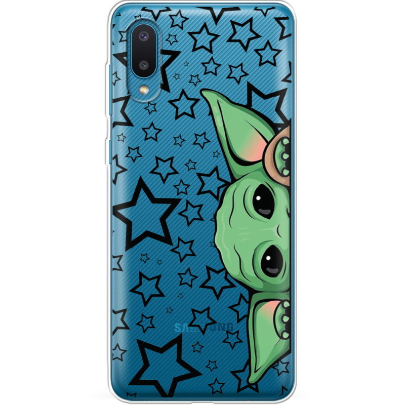 Прозрачный чехол BoxFace Samsung A022 Galaxy A02 Baby Yoda