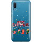 Прозрачный чехол BoxFace Samsung A022 Galaxy A02 Merry Christmas