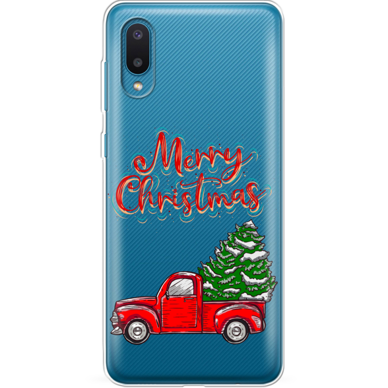 Прозрачный чехол BoxFace Samsung A022 Galaxy A02 Holiday Car