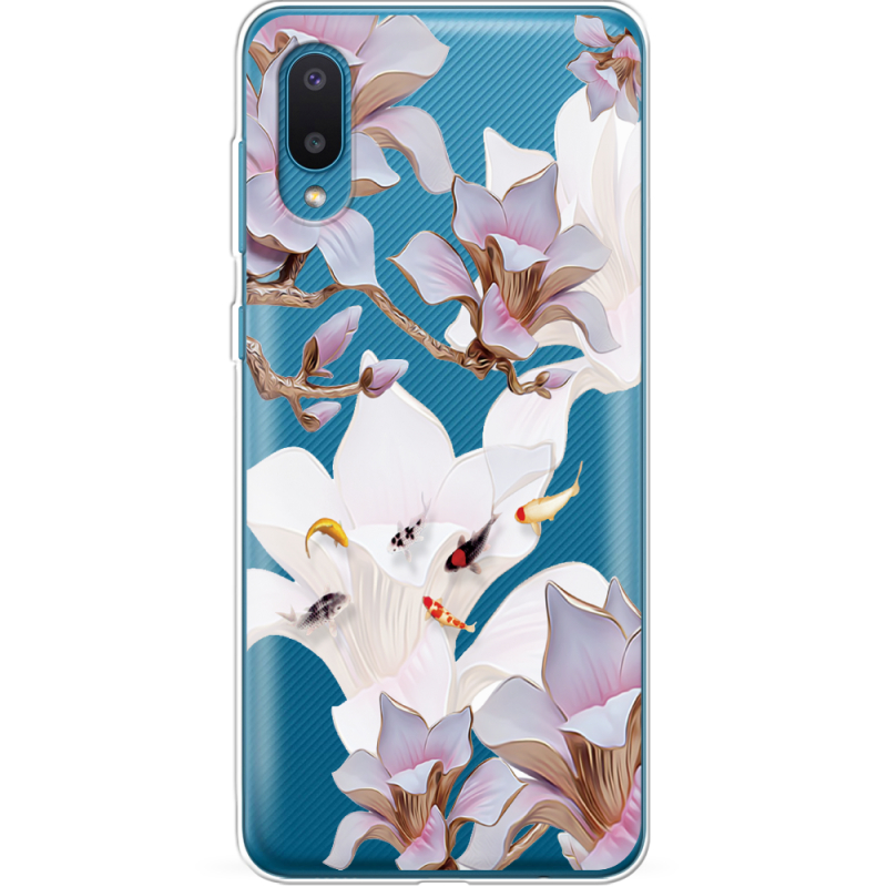 Прозрачный чехол BoxFace Samsung A022 Galaxy A02 Chinese Magnolia