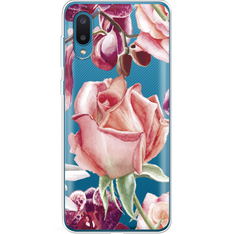 Прозрачный чехол BoxFace Samsung A022 Galaxy A02 Rose