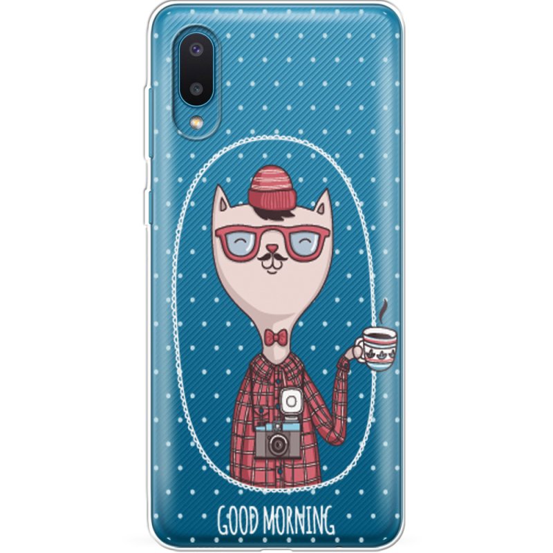 Прозрачный чехол BoxFace Samsung A022 Galaxy A02 Good Morning