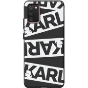 Черный чехол BoxFace Samsung A025 Galaxy A02S White Karl