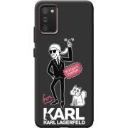 Черный чехол BoxFace Samsung A025 Galaxy A02S For Karl