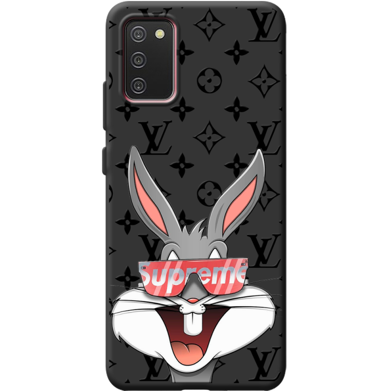 Черный чехол BoxFace Samsung A025 Galaxy A02S looney bunny