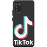 Черный чехол BoxFace Samsung A025 Galaxy A02S Tik Tok