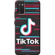 Черный чехол BoxFace Samsung A025 Galaxy A02S Tik Tok