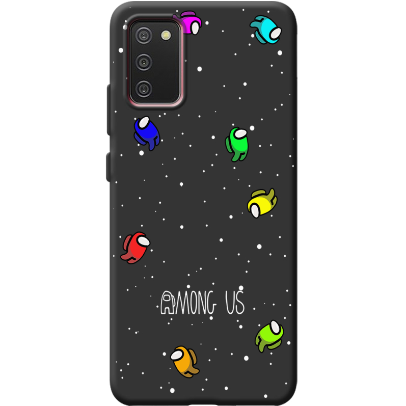 Черный чехол BoxFace Samsung A025 Galaxy A02S Among Us Invisible