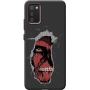 Черный чехол BoxFace Samsung A025 Galaxy A02S Нападение на Титана