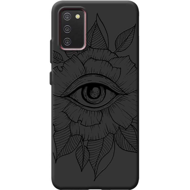 Черный чехол BoxFace Samsung A025 Galaxy A02S Eye