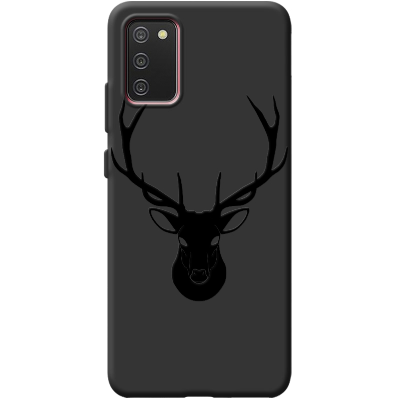 Черный чехол BoxFace Samsung A025 Galaxy A02S Deer