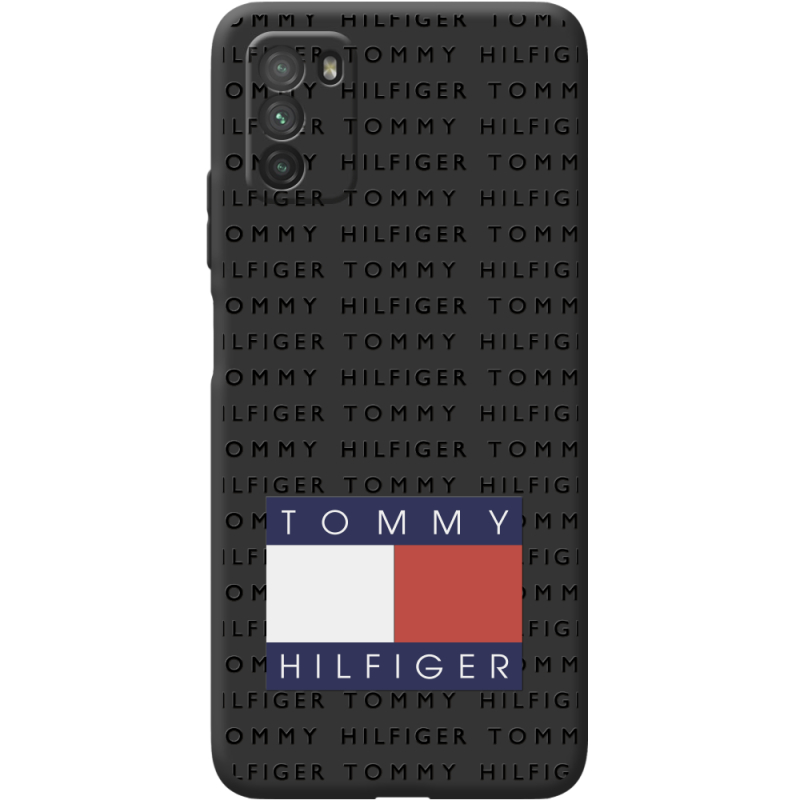 Черный чехол BoxFace Poco M3 Tommy Print