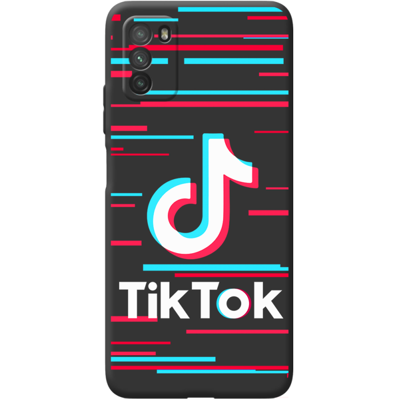 Черный чехол BoxFace Poco M3 Tik Tok