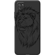 Черный чехол BoxFace Poco M3 Lion