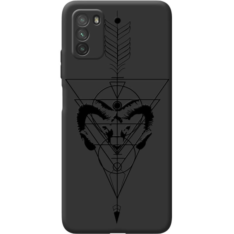 Черный чехол BoxFace Poco M3 