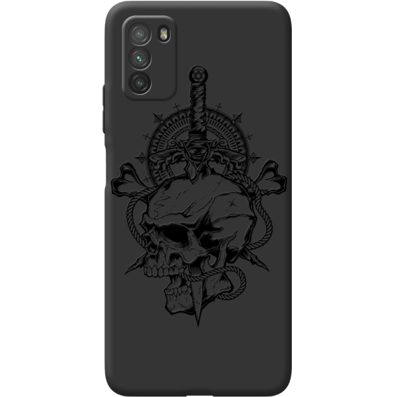 Черный чехол BoxFace Poco M3 