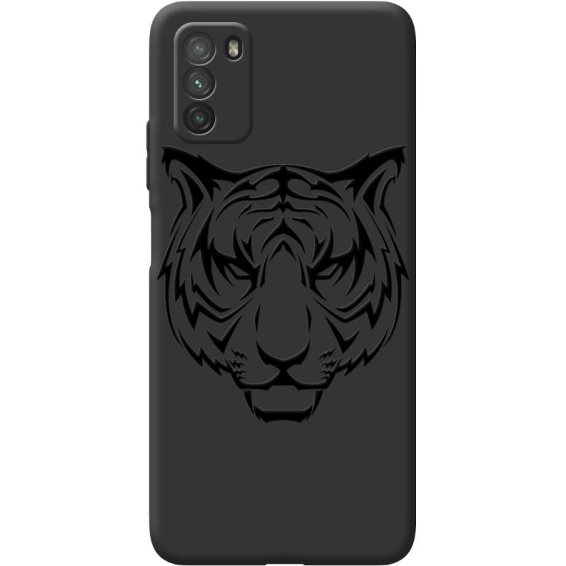 Черный чехол BoxFace Poco M3 Tiger