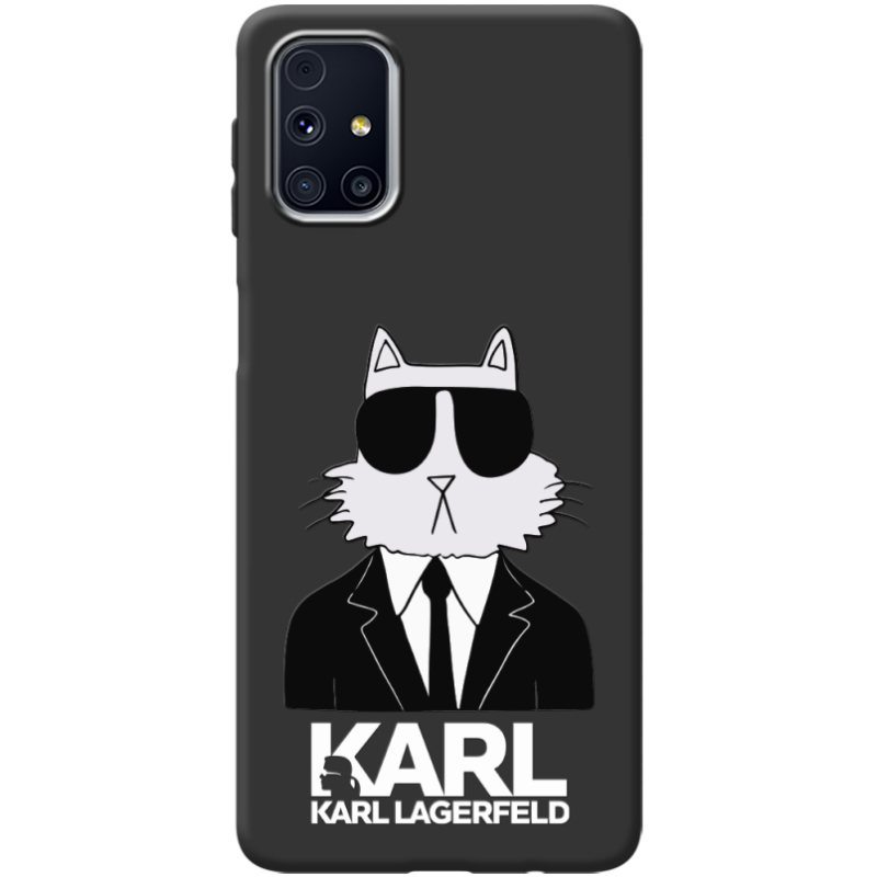 Черный чехол BoxFace Samsung M317 Galaxy M31s Cat in Black