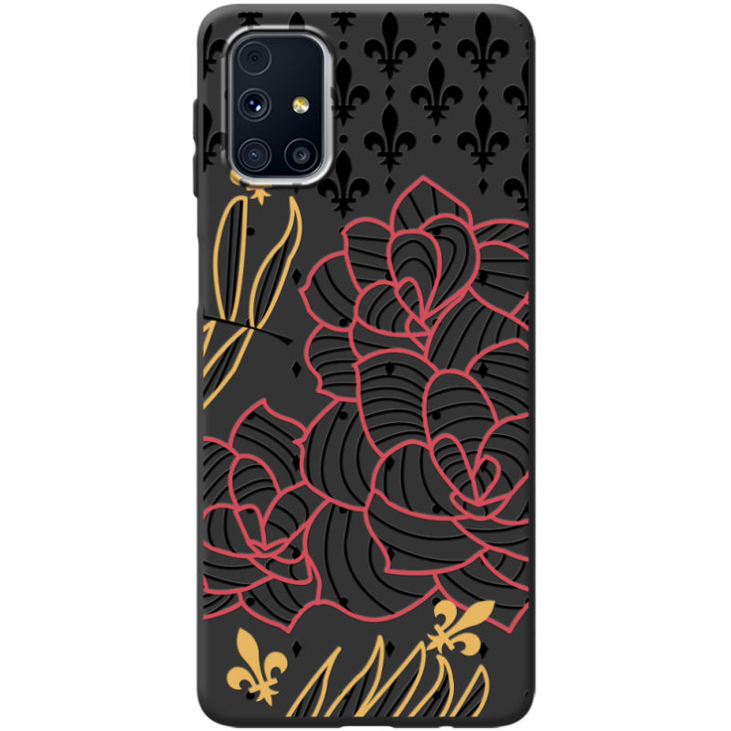 Черный чехол BoxFace Samsung M317 Galaxy M31s FranceFlowers