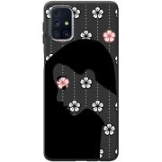 Черный чехол BoxFace Samsung M317 Galaxy M31s Flower Hair