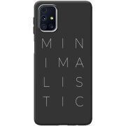 Черный чехол BoxFace Samsung M317 Galaxy M31s Minimalistic