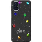 Черный чехол BoxFace Samsung M317 Galaxy M31s Among Us Invisible