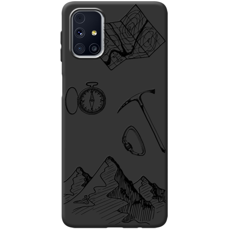 Черный чехол BoxFace Samsung M317 Galaxy M31s Mountains