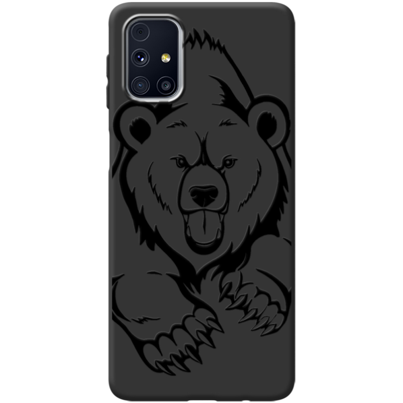 Черный чехол BoxFace Samsung M317 Galaxy M31s Grizzly Bear