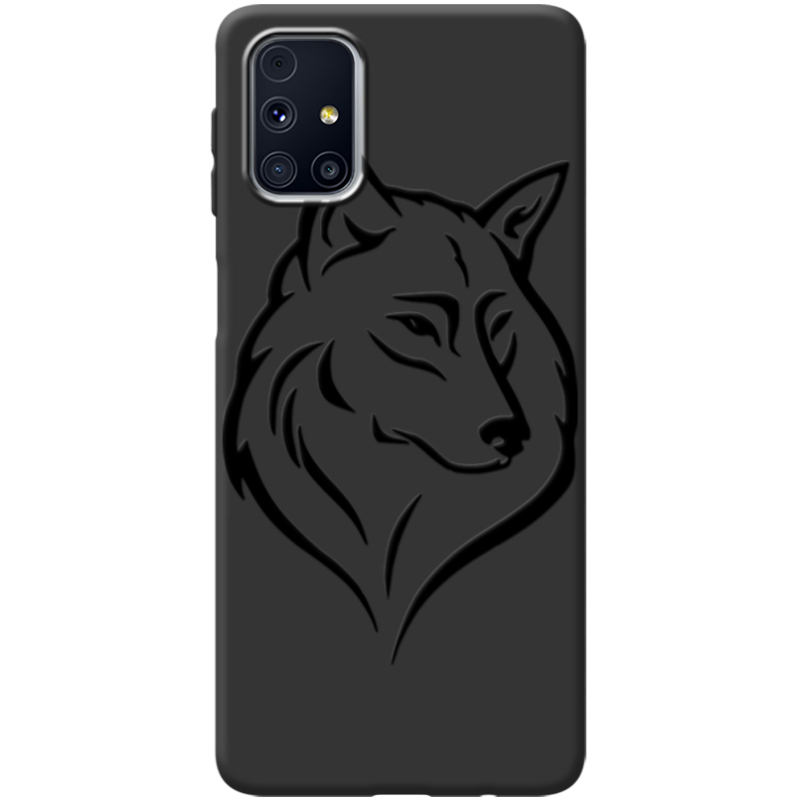 Черный чехол BoxFace Samsung M317 Galaxy M31s Wolf