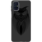 Черный чехол BoxFace Samsung M317 Galaxy M31s Owl