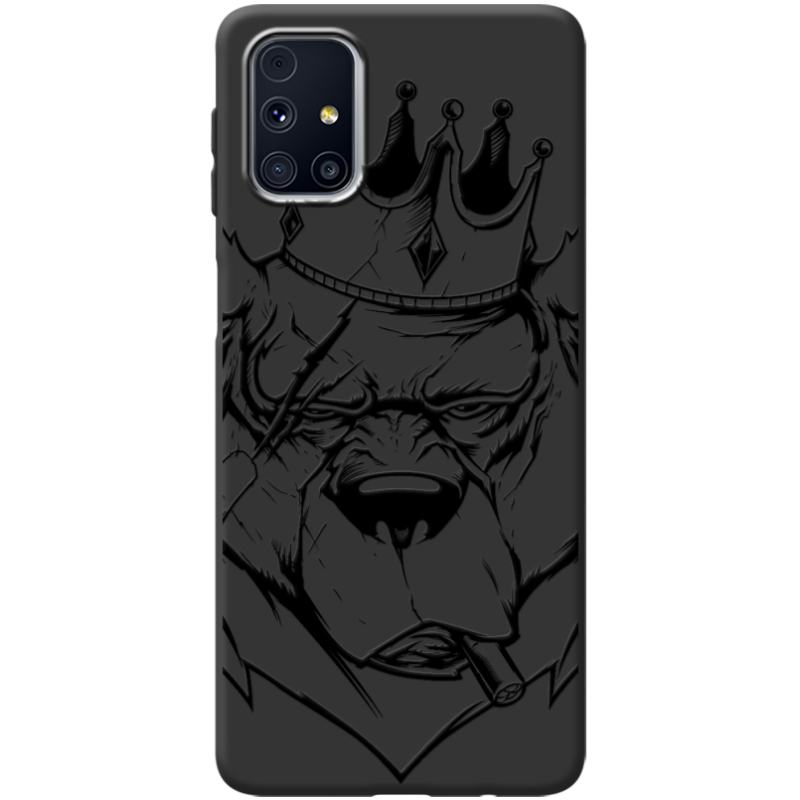 Черный чехол BoxFace Samsung M317 Galaxy M31s Bear King