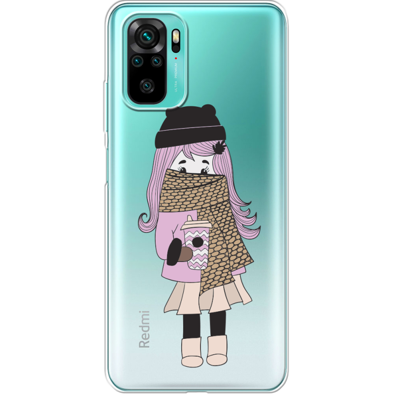 Прозрачный чехол BoxFace Xiaomi Redmi Note 10/ Note 10S Winter Morning Girl