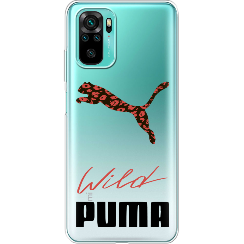 Прозрачный чехол BoxFace Xiaomi Redmi Note 10/ Note 10S Wild Cat