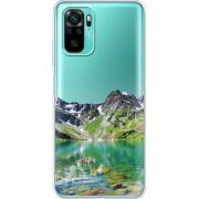 Прозрачный чехол BoxFace Xiaomi Redmi Note 10/ Note 10S Green Mountain