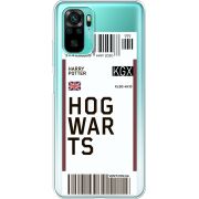 Прозрачный чехол BoxFace Xiaomi Redmi Note 10/ Note 10S Ticket Hogwarts