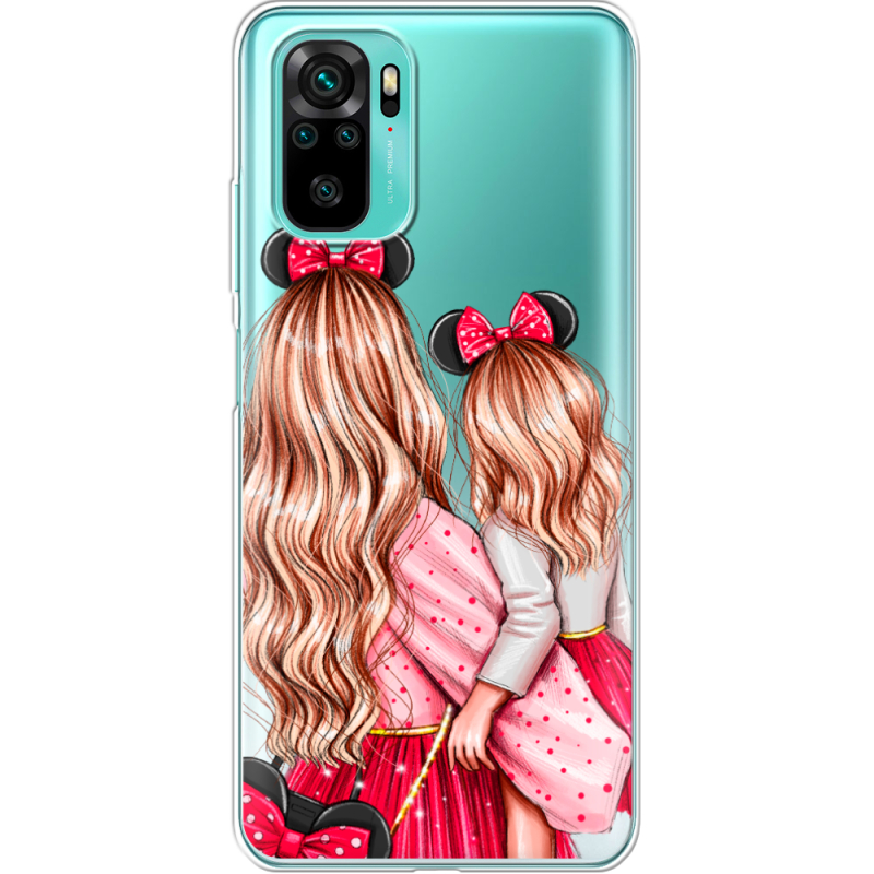 Прозрачный чехол BoxFace Xiaomi Redmi Note 10/ Note 10S Mouse Girls