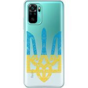 Прозрачный чехол BoxFace Xiaomi Redmi Note 10/ Note 10S Gold Trident