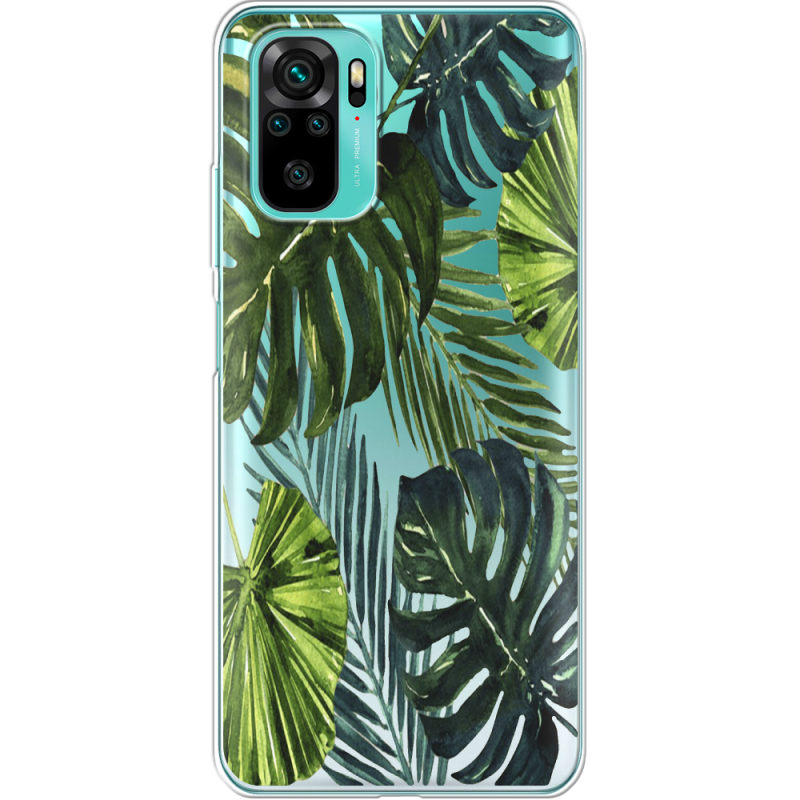 Прозрачный чехол BoxFace Xiaomi Redmi Note 10/ Note 10S Palm Tree