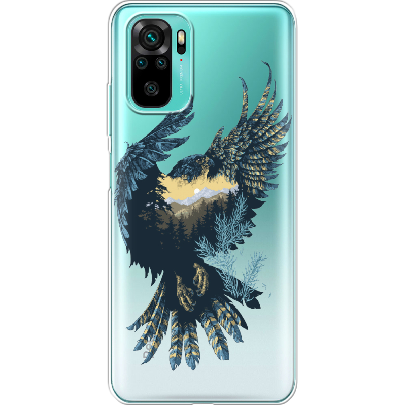 Прозрачный чехол BoxFace Xiaomi Redmi Note 10/ Note 10S Eagle